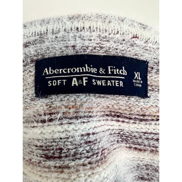 Abercrombie & Fitch Soft Pullover Long Sleeve V-Neck Sweater XL - Picture 6 of 8